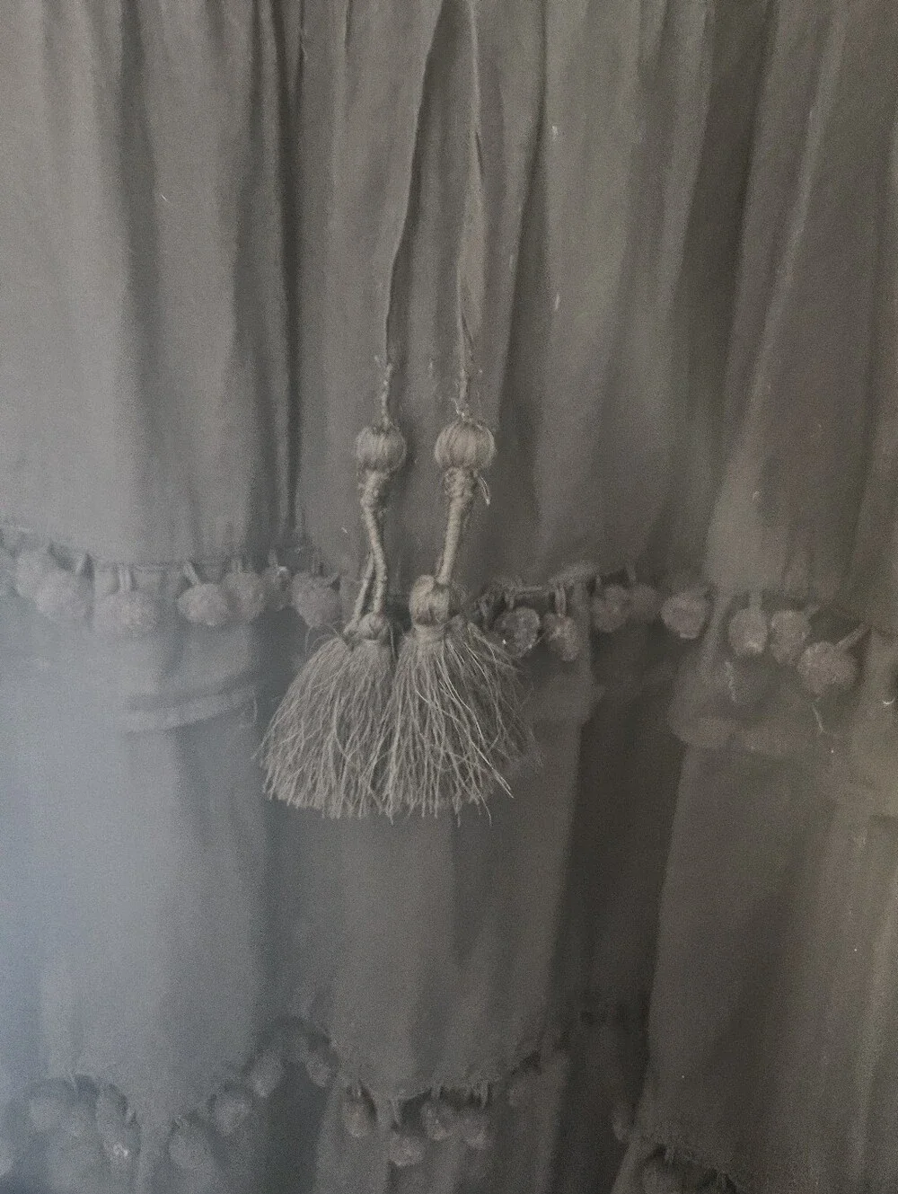 J. Crew x Point Sur Pom Pom Cotton Midi